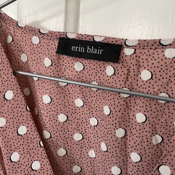 Erin Blair - Pink Polka-dot Blouse - Picture 2 of 3